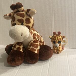 TY Beanies Giraffe & Teenie Boos Safari